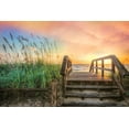 thumbnail image 2 of Celebrate Life Gallery  24x17 Gold Ornate Wood Framed with Double Matting Museum Art Print Titled - Walk Into Sunrise, 2 of 4