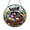 Stained Glass 5.9 Inch, variant on Funny Easter Raccoon Stained Glass Style Suncatcher Window Hanging Decor, Spring Raccoon With Eggs Decorative Glass Panel Art, Seasonal Window Ornament Cottage Style Home Decor Gift