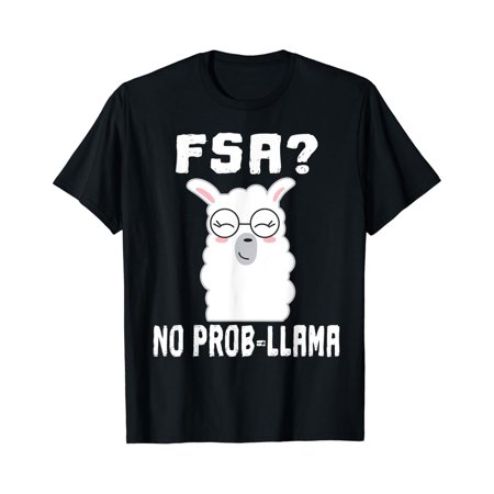 Gildan FSA No Prob Llama T Shirt Teacher Educator Florida Test Day Gift for Men Women Unisex Tee