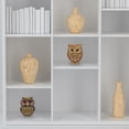 thumbnail image 6 of Owl Statue and Figurine for Home Decor Accents Adorable Owl for Shelf Bookshelf Bedroom Living Room Office Table Desk Modern Decorations Animal Owl Sculpture for Birds Lovers, 6 of 6