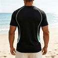 thumbnail image 4 of Cmfcve Quick Dry Mens Shirts Plus Size Short Sleeve Sun Protection Shirts Summer Beach Vacation Casual Athletic Shirts & Tops, 4 of 7
