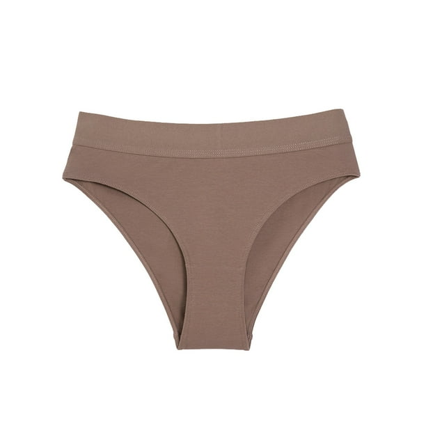 B91xZ Womens Underwear Bikini Plus Size Cotton Stretch Brief