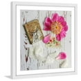 thumbnail image 2 of "Peony and Lace" Framed Painting Print, 2 of 6