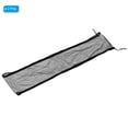 thumbnail image 3 of 33x8" Adjustable Birdcage Net Cover Feather Catcher Guard Parrot Airy Skirt, Black 2 Pack, 3 of 5