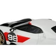 thumbnail image 3 of 2021 Ford GT #98 White with Black Hood "Heritage Edition" 1/18 Model Car by Top Speed, 3 of 6