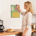 thumbnail image 4 of Calendrier Mural Fait Main Exquis avec Illustrations de Poissons Rouges pour la Maison, 4 of 6