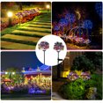 thumbnail image 5 of Lámpara solar para exteriores, luz de mariposa, decoración de jardín, luz solar de pila con decoración de mariposa, 5 of 5