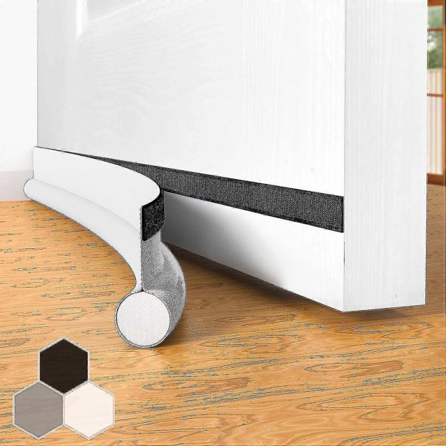 Tope para puerta, tope para la parte inferior de la puerta, tope ajustable para puerta de 37 pulgadas para puertas interiores.