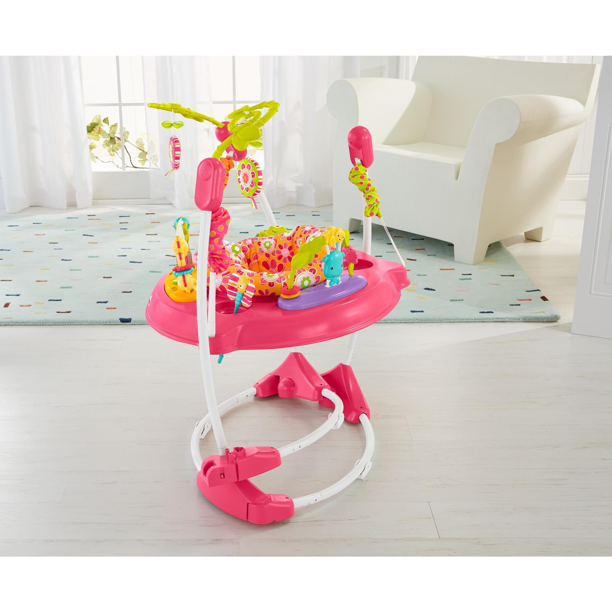 baby jumperoo pink