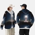 thumbnail image 4 of Fotbe Peggy's Cove Lighthouse Chaqueta con Protección Solar UPF 50+ para Hombre y Mujer, Camisa con Capucha y Bolsillos-Small, 4 of 7