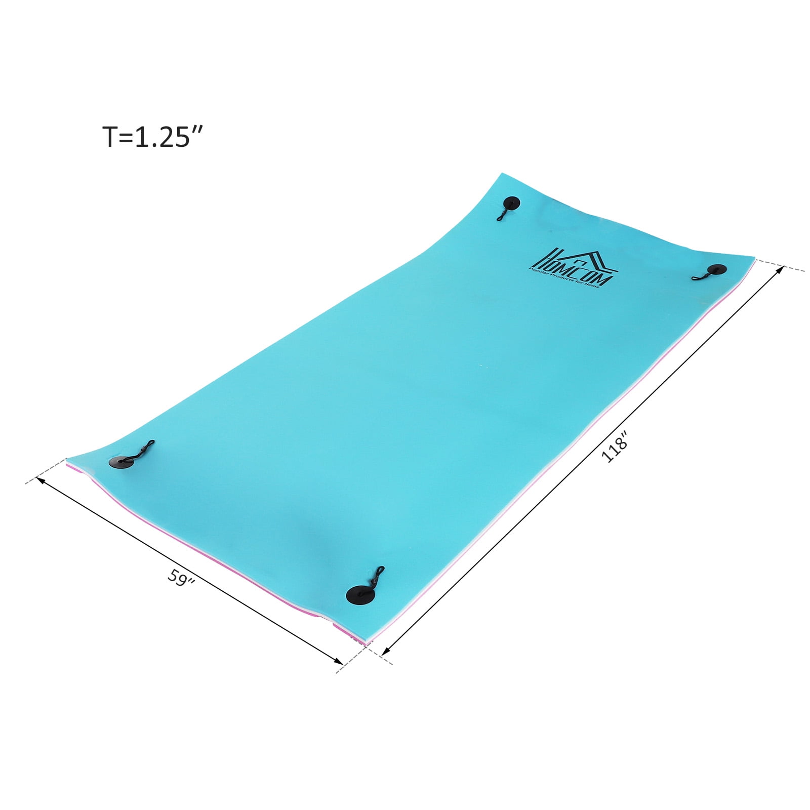 10x5ft Water Mat Lily Pad Water Carpet Foam Aqua Mat Water Recreation