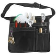 thumbnail image 1 of 5-pocket Single Side Tool Belt Pouch/work Apron, Durable Canvas Construction, Adjustable Belt For Custom Fit, 1 of 4