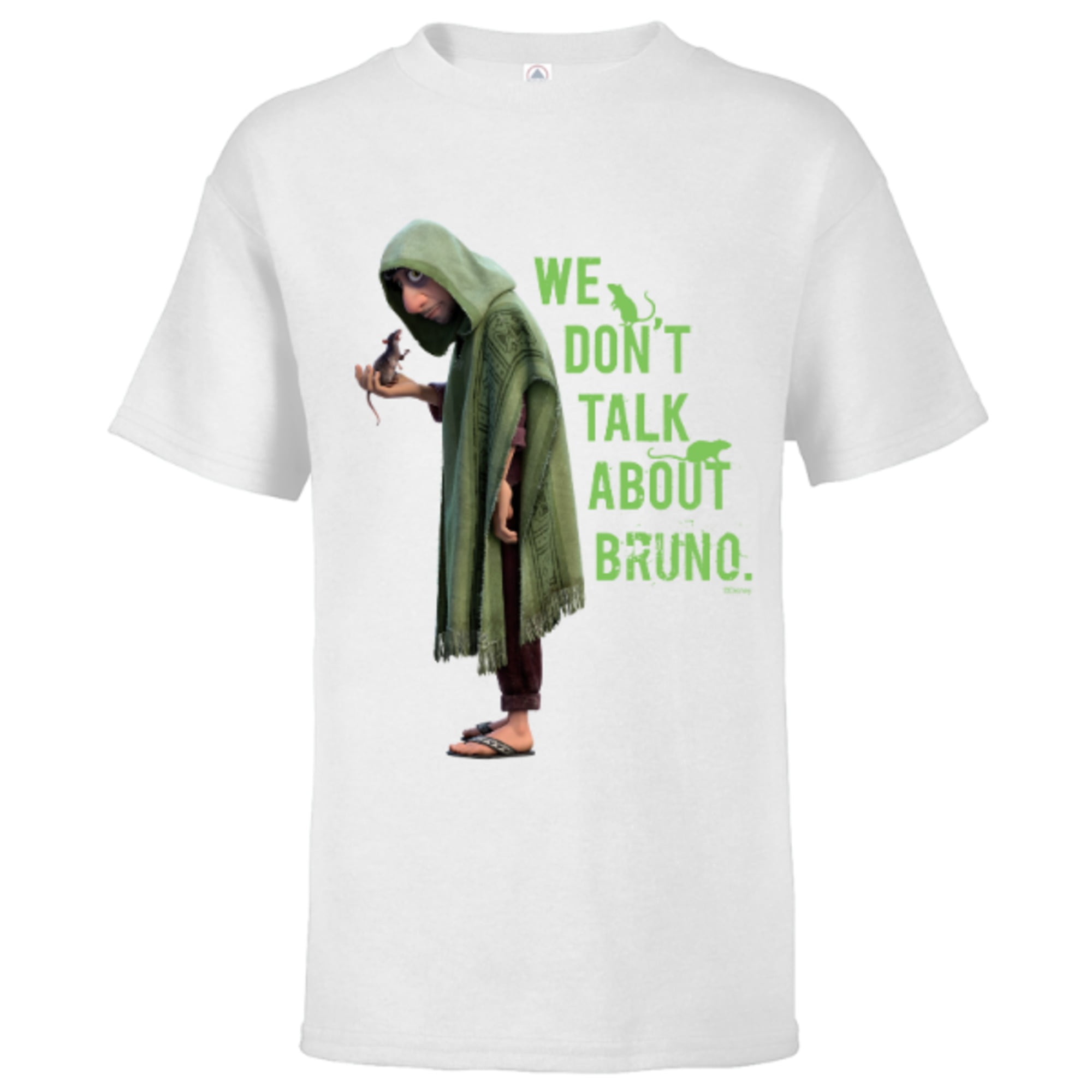 Disney Encanto We Don’t Talk About Bruno Dark - Short Sleeve T-Shirt for Kids – Customized-White