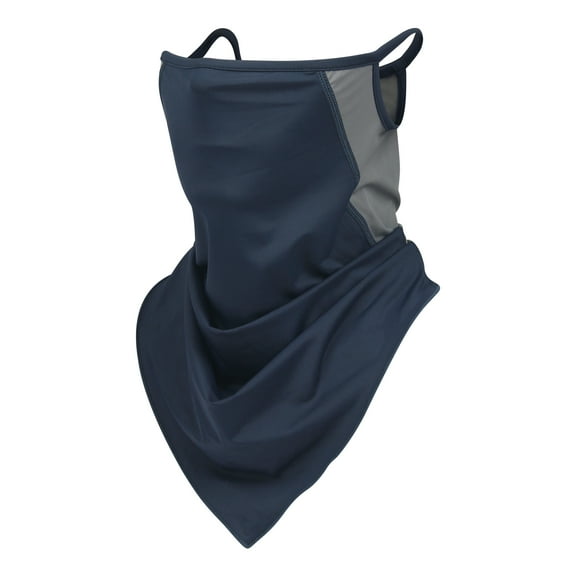 Cooling Neck Gaiter Scarf with Ear Loops Breathable Bandana Half Face Mask for Men Women Summer UV Sun Protection Neck Cover Headwear