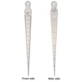 thumbnail image 4 of Miulika 2xWedge Gauge Hole-Diameter Ruler Taper Measurement 1-15mm (0.86mm Depth) , , 2 Pcs, 4 of 9