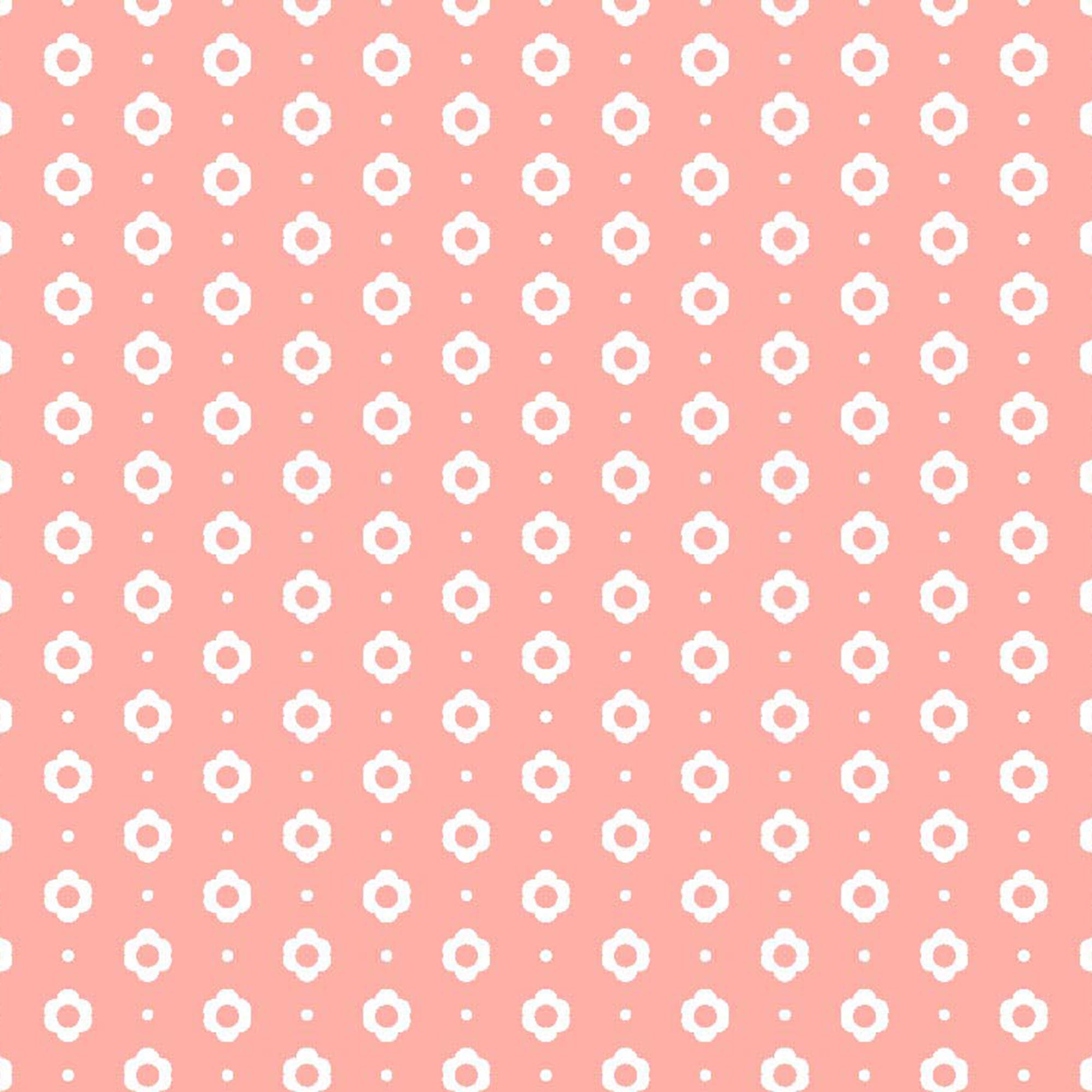 Create It 44" 100% Cotton Ditsy Dots Sewing & Craft Fabric 8 Yard Bolt, Pink