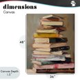 thumbnail image 4 of Stupell Industries Cottage Well Loved Bookstack Canvas Art, 36 x 48, by LSR Design Studio, 4 of 8