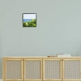 thumbnail image 2 of Stupell Industries Lush Greenery Plants Distant Beach Ocean Water Photograph Black Framed Art Print Wall Art, Design by Michael Quackenbush, 2 of 5