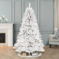 thumbnail image 3 of Pre-Lit 6.5' White Northern Fir Artificial Christmas Tree with 400 Lights, White, 3 of 6