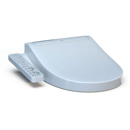 TOTO® WASHLET® C2 Electronic Bidet Toilet Seat with PREMIST and EWATER+ Wand Cleaning  Round  Cotton White - SW3073#01