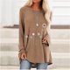 thumbnail image 1 of Tops con estampado de flores para mujer, Camiseta holgada de manga larga con cuello en V, ropa informal Vintage para mujer, camisetas que combinan con todo 2022, 1 of 5