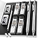 thumbnail image 3 of Nicpro 2 PcS Mechanical Pencils 05mm & 07 mm with case, Metal Artist Pencil Set with 4 Tubes HB Lead Refills, 2 Erasers, 9 Eraser Refills For Art Writing Drafting, Drawing, Sketch, Silver, 3 of 4