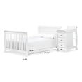 thumbnail image 2 of DaVinci Kalani Full-Size Pine Wood Bed Conversion Kit In White, 2 of 3