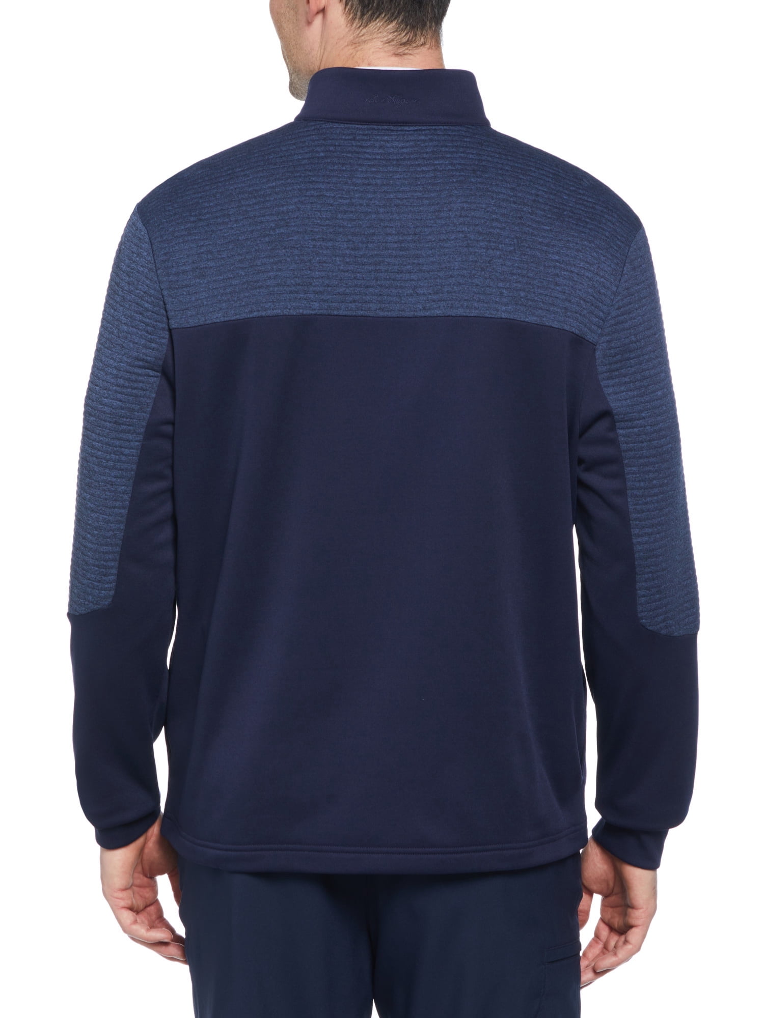 Ben Hogan Men’s and Big Men’s Pro Knit Ottoman Quarter Zip Golf Jacket, up to Size 5XL