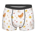 thumbnail image 4 of Goofa Funny Chicken Printed Men's Boxer Briefs Underwear, Moisture-Wicking Underwear, Trunk,Soft and Breathable Cotton Underwear-Small, 4 of 9