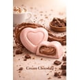 thumbnail image 4 of OMNIYA Delicacy Heart-Shaped Cream-Filled Milk Chocolates Gift Box, Assorted Flavors, Valentine's Day, 16 Count, 4 of 6