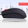 thumbnail image 2 of 2 Pack USB Computer Mouse Fits Laptops HP ASUS Lenovo Chromebook or Desktop PC - Wired Corded Bulk Mice with Travel Pouch, 2 of 7