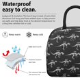 thumbnail image 3 of Womens Skeleton Dinosaurs Labels Lunch Box for Work,Insulated Lunch Bag for Women,Loncheras Para Mujer,Leakproof Adult Lunch Bag for Work,Beach,Travel,Picnic,Camping, 3 of 7