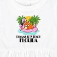 thumbnail image 4 of Inktastic Panama City Beach Vacation Girls Baby Dress, 4 of 5