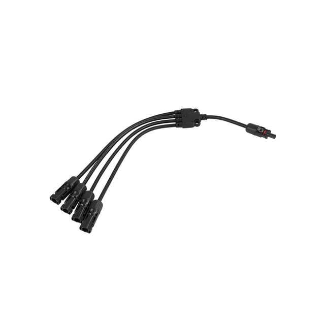 sweethay Cable adaptador de Panel Solar, convertidor extensor autoblocante, divisor de Cable ignífugo para accesorios de 2,5-6mm², piezas de repuesto Electrónica miscelánea