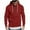 Mens Sweatshirts & Hoodies Red, variant on Big & Tall Hoodies for Men Plus Size S-4X Pullover Fleece Lined Sweatshirts with Pocket and Zipper Casual Long Sleeve Solid Thermal Warm Hoodie Tops