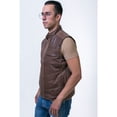 thumbnail image 2 of castelli chaleco piel borrego estilo western cuero vintage caballero hombre, 2 of 4