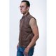 thumbnail image 2 of castelli chaleco piel borrego estilo western cuero vintage caballero hombre, 2 of 4