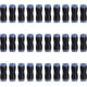thumbnail image 1 of Conector neumático, accesorios rápidos neumáticos rectos de 6mm, conector de tubo de línea de aire de plástico de empuje, 30 Uds., 1 of 5