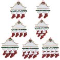 thumbnail image 3 of Árbol De Navidad Calcetín De Navidad Personalizado Familia De 2 3 4 5 6 7 8 Resina Colgante Colgante Año De Regalo De Invierno Serendint HA042017-01, 3 of 6