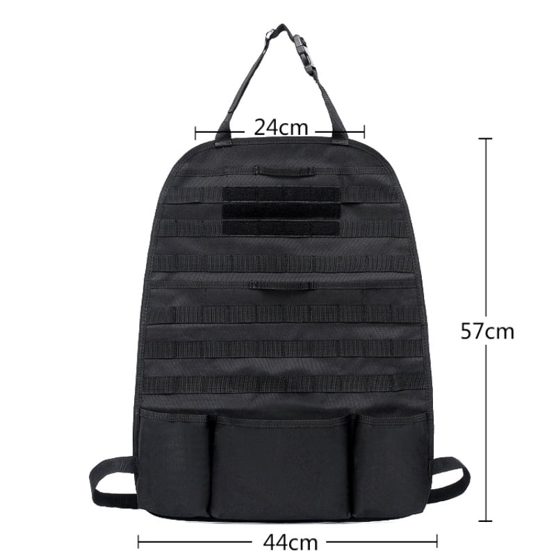 Details about   Car Seat Back Organizer Tactical MOLLE Panel Vehicle Cover Protector Bag Storage 
