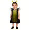 thumbnail image 4 of REDARER Kids Bee Cosplay Dress with Wings and Antenna Headband Cartoon Insect Outfit for Halloween Party Role Play,4-5 Years, 4 of 5