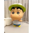 thumbnail image 5 of Figura de acción de Shin-chan de crayón grande de 40 cm, figura de anime de colección de PVC con sombrero de rana kawaii, modelo de estatua, muñecos, regalo de Navidad, juguetes, 5 of 5