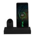 thumbnail image 2 of Soporte de carga del soporte del soporte del silicón de la base del teléfono móvil para iWatch5/iPhone11 Pro Max, 2 of 5