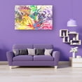 thumbnail image 5 of Startonight Canvas Wall Art Abstract All Colors, Framed Wall Decor 32" x 48", 5 of 6