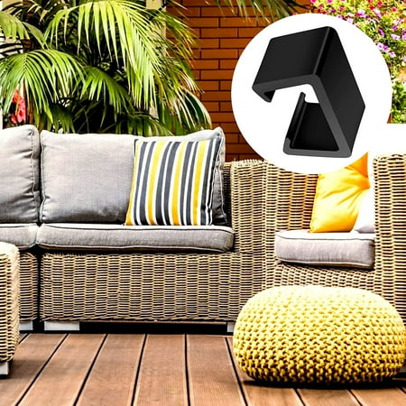 Droutti 20 Pieces Outdoor Furniture Clips Patio Wicker Rattan Chair Sofa Fasteners Black Connect Clamps Sectional Or Module Couch Canada Patio Wicker Furniture Clips, Outdoor Furniture Clamps