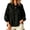 Black women summer casual blouse a1, variant on Women Summer Casual Tie Front Blouse Ruffled Sleeve Button Down Tops Solid Loose Fit Pullover Cute Going Out Clothes, Blue M