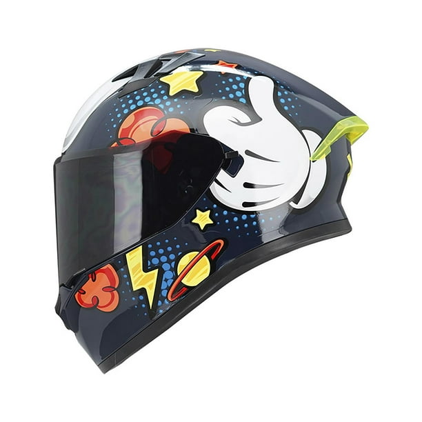 Casco Roda Course Azul Eyestoon Mica Humo Cerrado Svs azul L RODA COURSE Walmart en linea
