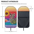 thumbnail image 7 of FUIALDOLG Car Seat Towel Cover, Compatible with Truck Seat Van, Terry Cloth Car Seat Cover for Trucks Cars, Sunflower Cactus Striped, 7 of 7