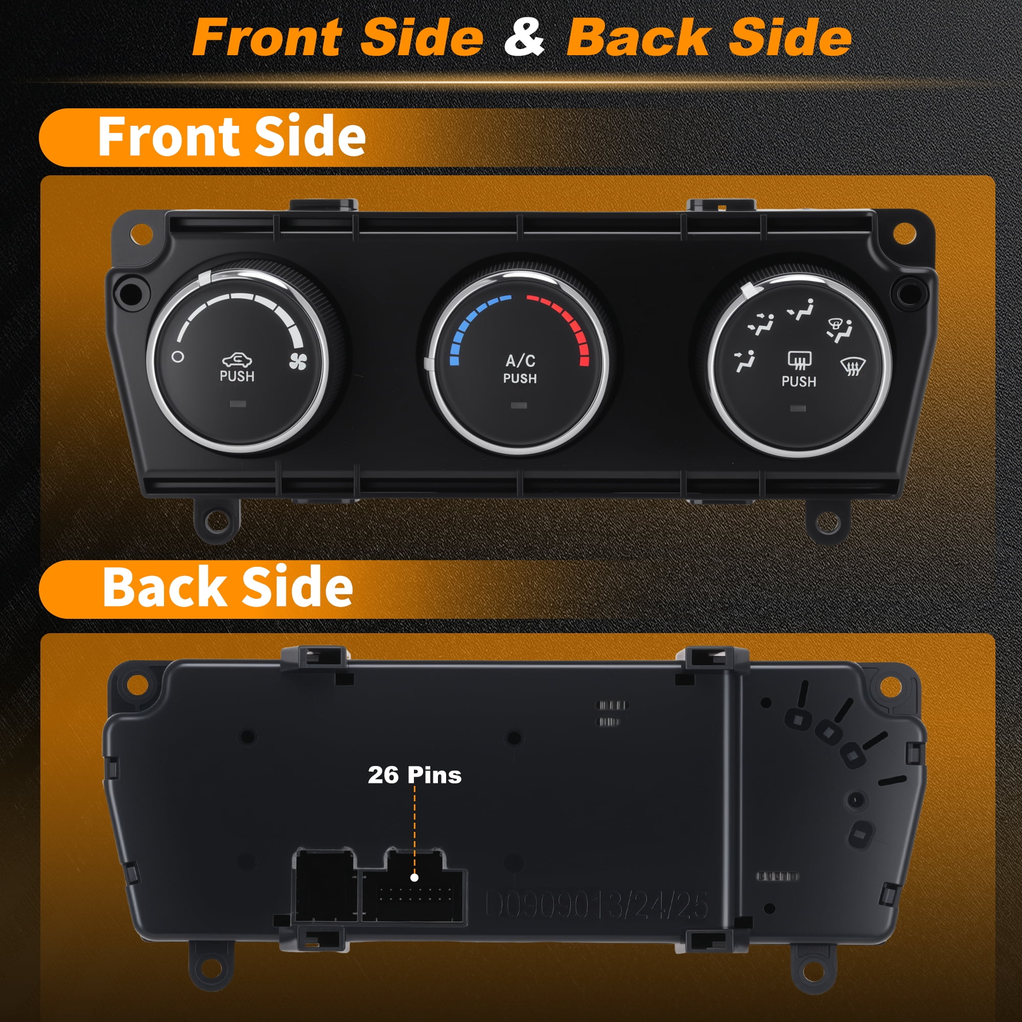 Unique Bargains A/C Heater Climate Control Module for Jeep Wrangler 2011 2012 2013