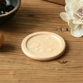 thumbnail image 5 of Wood Drink Coasters,4 Pieces Wooden Coasters Cup Coaster Set for Bar Kitchen Home Apartment,Blank Wooden Coasters for DIY, 5 of 8